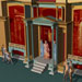 3D reconstruction of stage set depicted in the House of Pinarius Cerialis, Pompeii, by e-lab in conjunction with Professor Richa